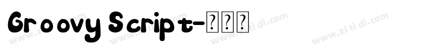 Groovy Script字体转换